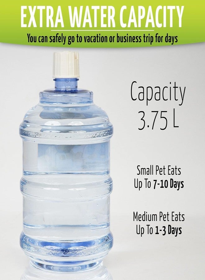 ZONETECH Pet Water Dispenser- Premium Quality Durable Self-Dispensing Gravity 3.7 Liters Capacity Suitable for Medium and Large-Sized Cats and Dogs - Image 5
